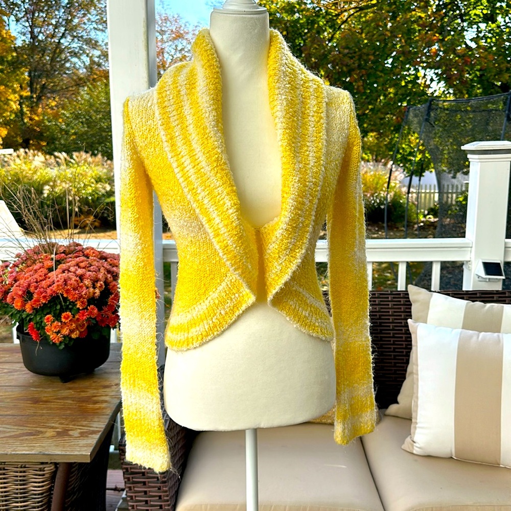 EUC Vintage Bebe Boucle Cardigan Sweater